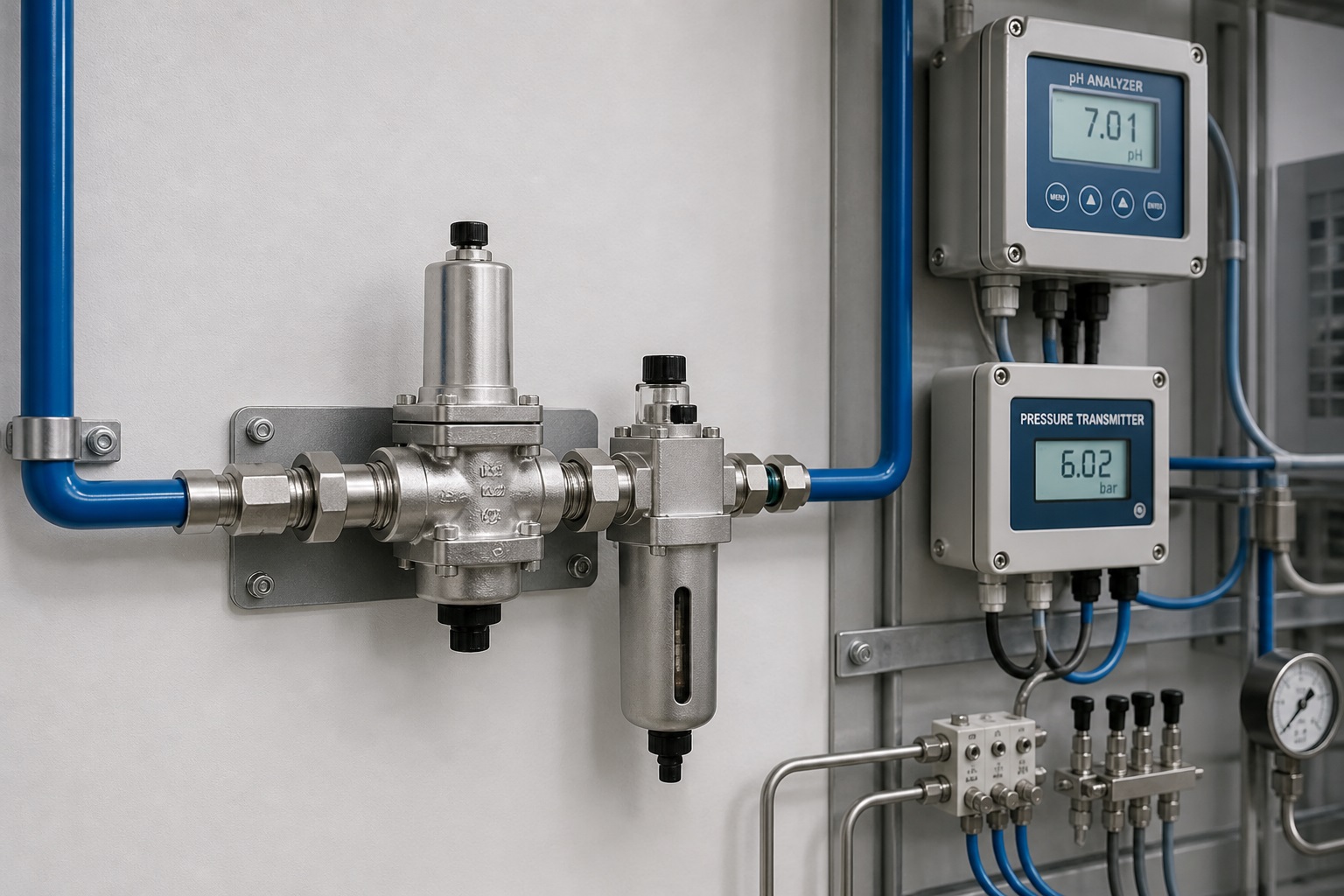 Aria strumentale per pneumatica di controllo e analizzatori