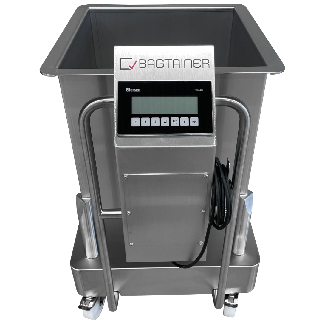 cella di carico Eilersen su carrello di trasferimento single-use