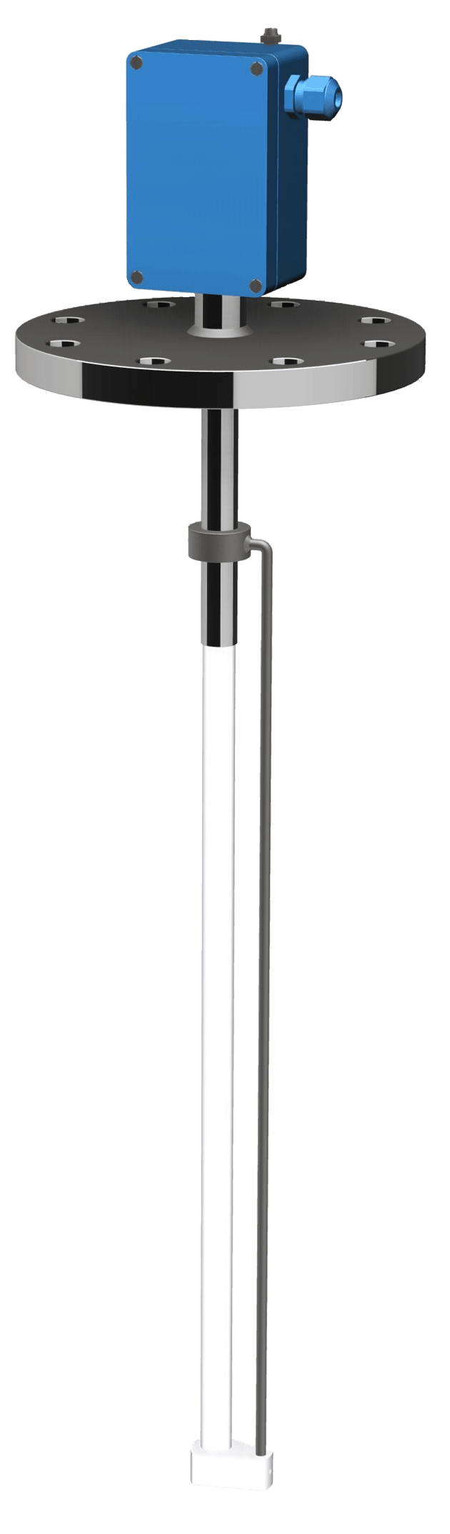 Sonda a barra per misura continua livello interfase in decantatore industriale