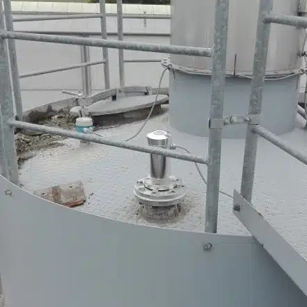 sensori di livello radar silos di cemento