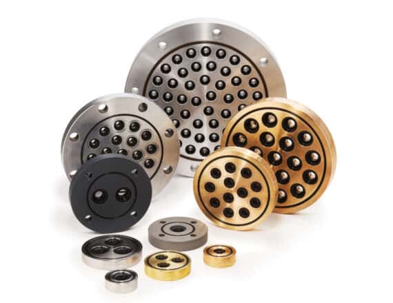 Gamma di riduttori di flusso autoregolanti wafer MCA: corpo flangiato in ottone DR, bronzo navale LG2/LG4, UPVC e acciaio inox AISI 316 per montaggio tra flange ISO 7005 PN10 fino a DN300 e 8.854 L/min