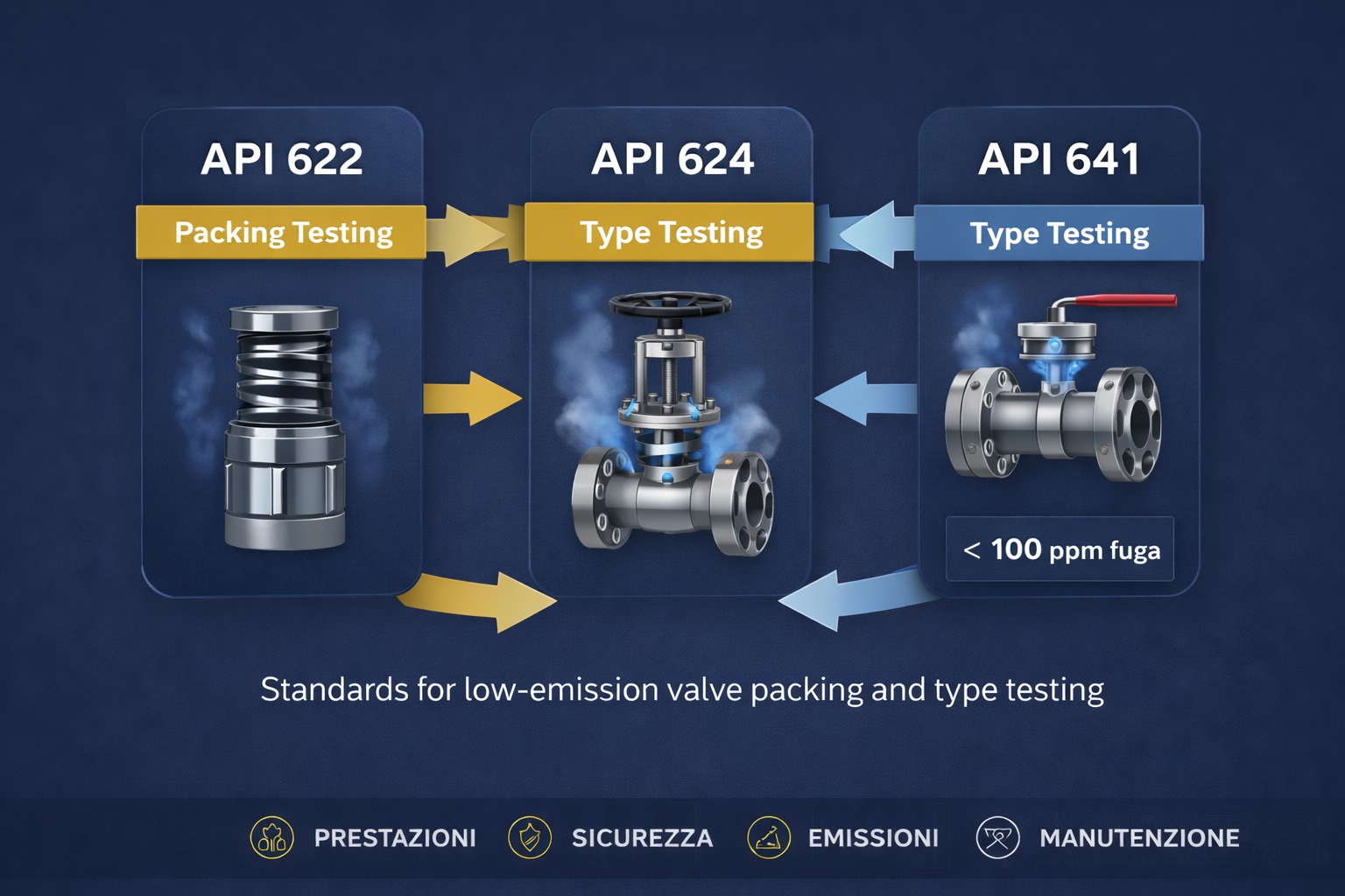 schema valvole api