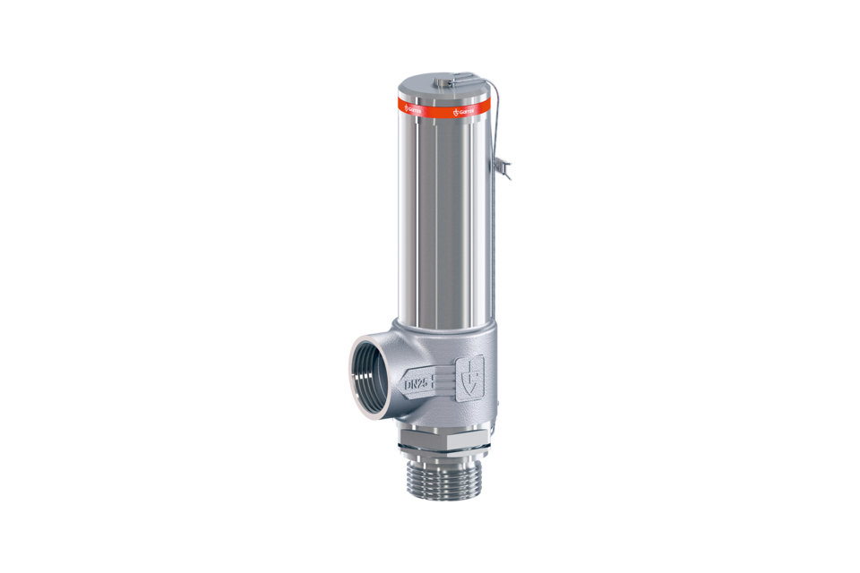 Valvola di sicurezza criogenica serie 2400 in acciaio inox, angolare filettata