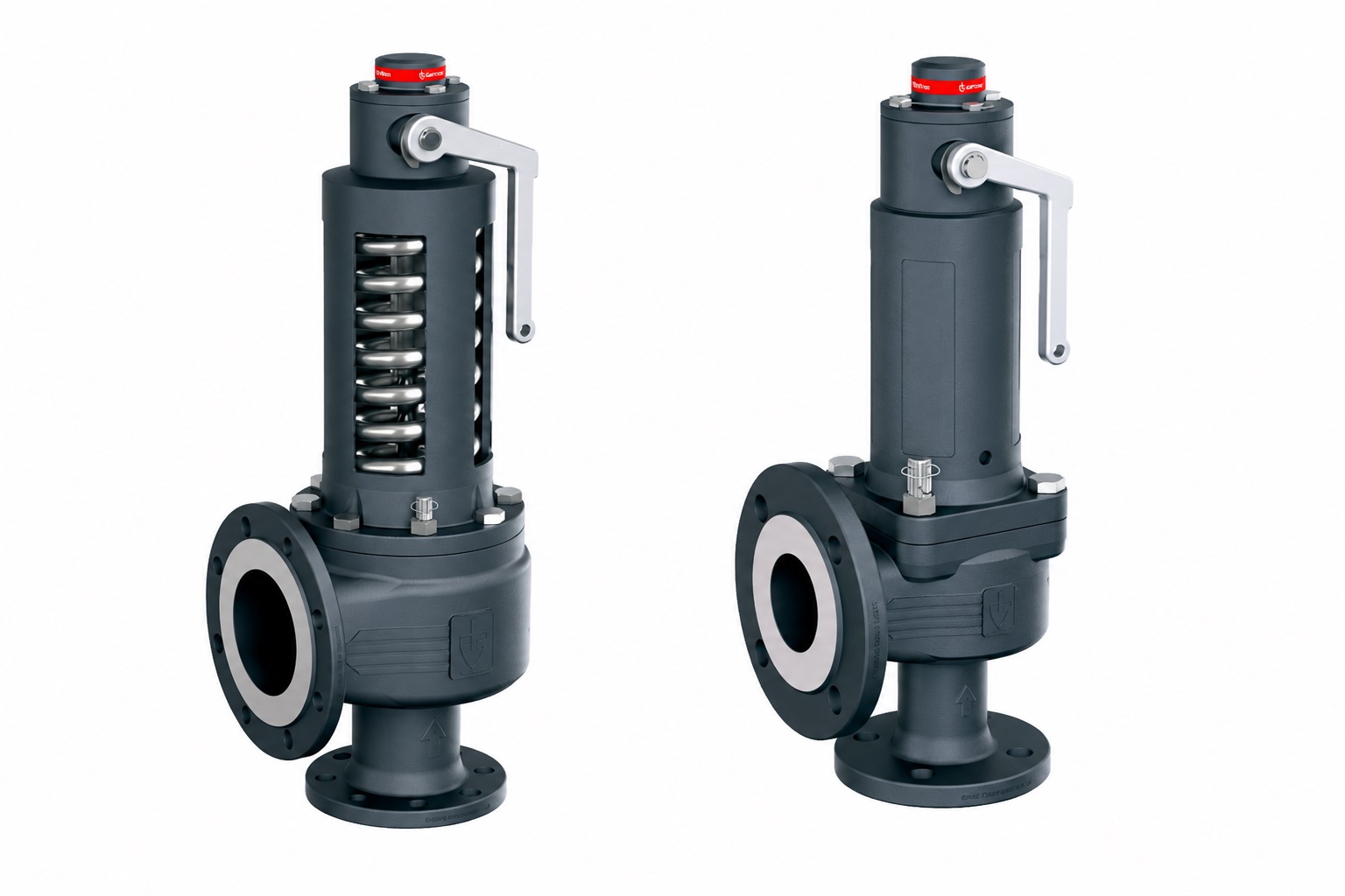 serie 355 flangiata e 355bHL con soffietto a confronto