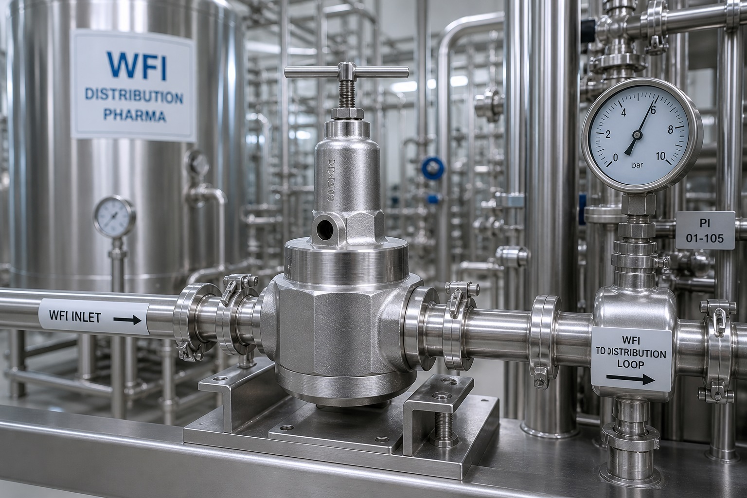 Acqua per iniezione WFI distribuzione pharma